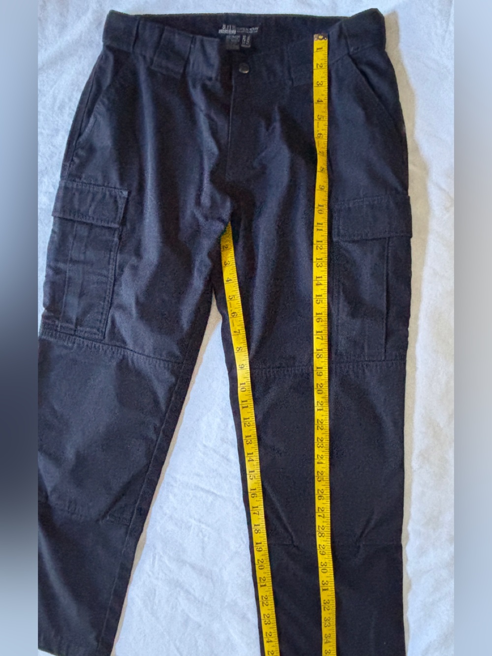 5.11 Tactical Women’s Cargo Pants Size 12 Navy Ripstop Knee Pads Workwear - Picture 5 of 8